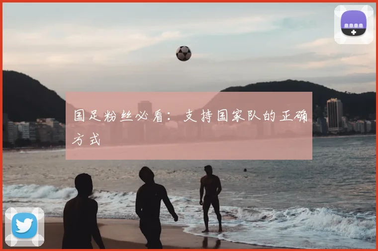 国足粉丝必看:支持国家队的正确方式